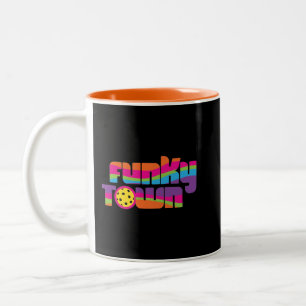 Funky Town pickleball mug