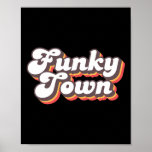 Funky Town Roller Disco Outfit Retro 70s Costume F Poster