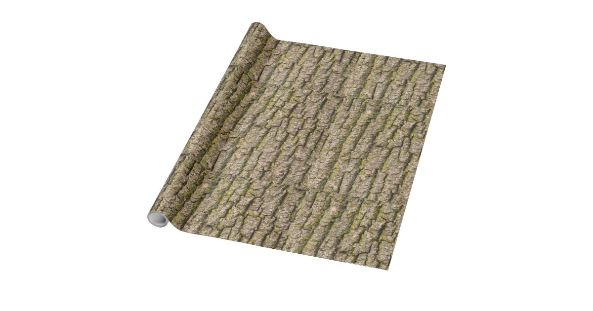 Funky Tree Bark Wrapping Paper