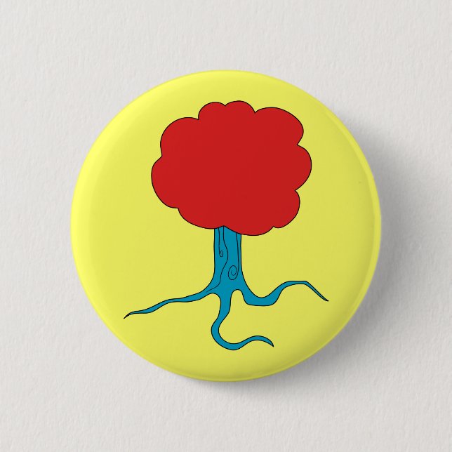 Funky Tree Button (Front)