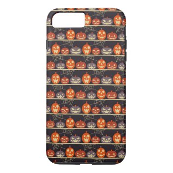 Funky Trendy Retro Custom Halloween Pattern Iphone 8 Plus/7 Plus Case by Home_Sweet_Holiday at Zazzle