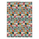 Funky Tribal Patchwork Geometric Pattern