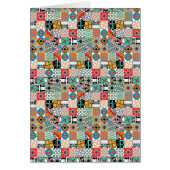 Funky Tribal Patchwork Geometric Pattern Cards (Front)