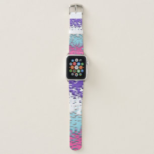 Funky Trippy Ripply Groovy Multisexual Pride Flag Apple Watch Band
