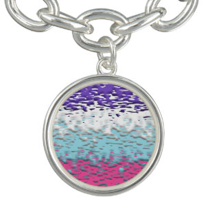 Funky Trippy Ripply Groovy Multisexual Pride Flag Bracelet