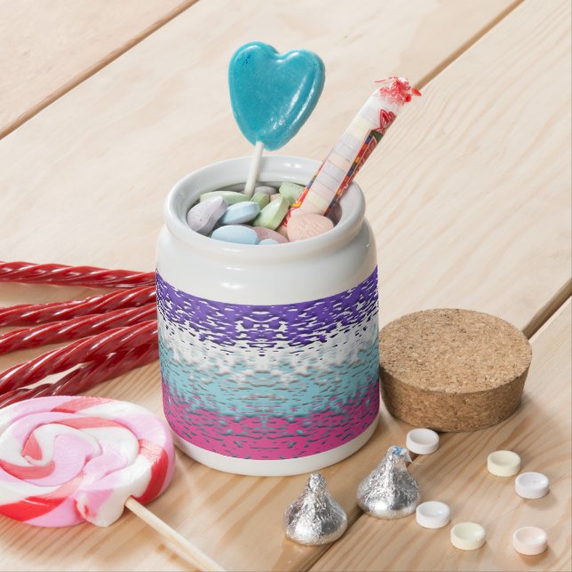 Funky Trippy Ripply Groovy Multisexual Pride Flag Candy Jar (In Situ)