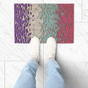 Funky Trippy Ripply Groovy Multisexual Pride Flag Fiber Doormat