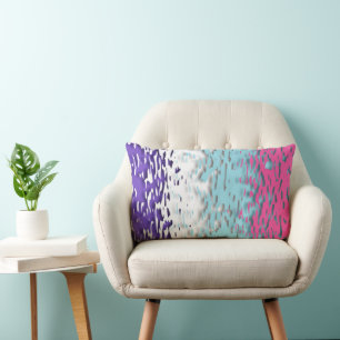 Funky Trippy Ripply Groovy Multisexual Pride Flag Lumbar Pillow