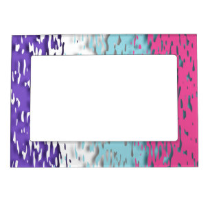 Funky Trippy Ripply Groovy Multisexual Pride Flag Magnetic Frame
