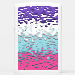 Funky Trippy Ripply Groovy Multisexual Pride Flag Zippo Lighter