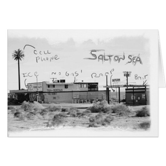 Funky Vacation - Salton Sea Cards (Front Horizontal)