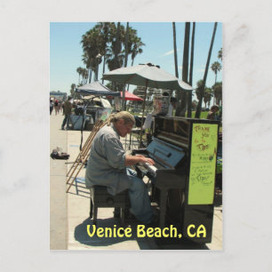 Funky Venice Beach Postcard! Postcard