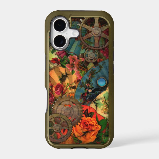 Funky Victorian Brass Iphone Case (Back)