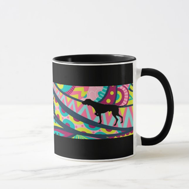 Funky Vizsla Coffee Time Mug (Right)