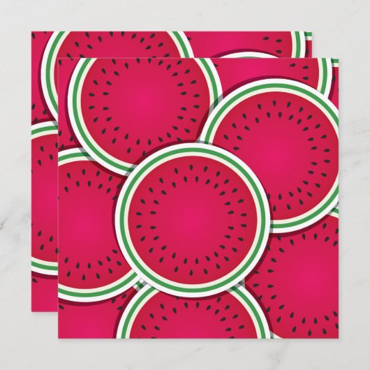 Funky watermelon slices (Front/Back)