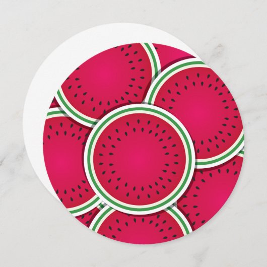 Funky watermelon slices (Front/Back)
