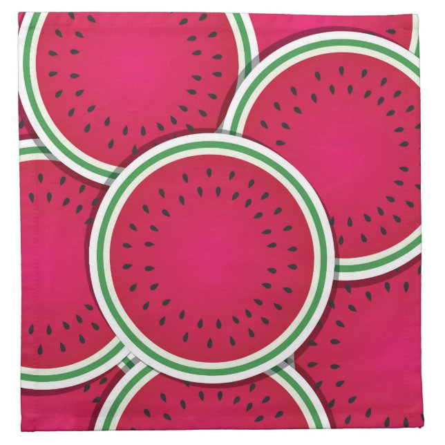 Funky watermelon slices napkin (Front)