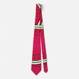 Funky watermelon slices neck tie