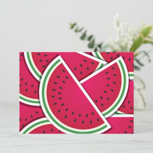 Funky watermelon wedges (Standing Front)