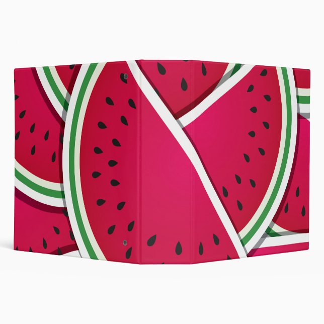 Funky watermelon wedges 3 ring binder (Background)