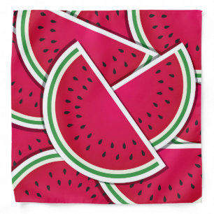 Funky watermelon wedges bandana