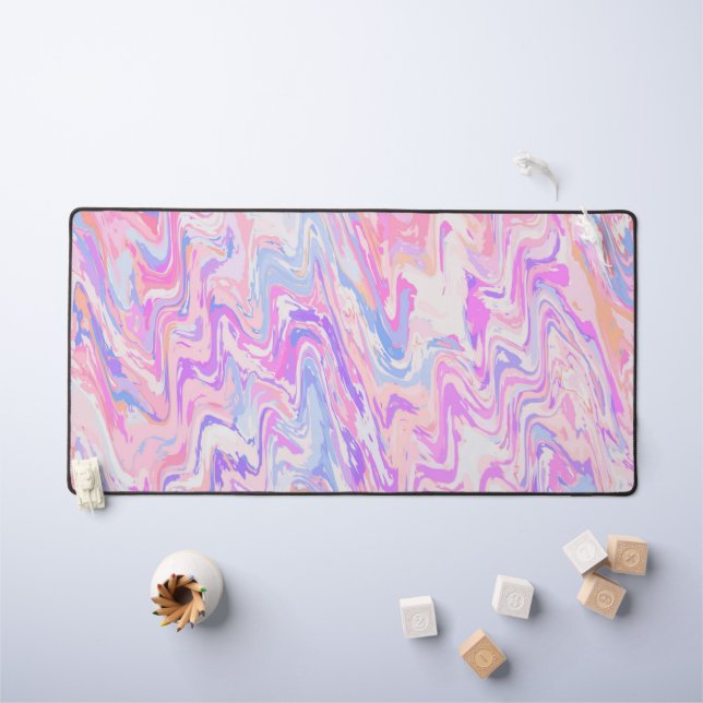 Funky Waves  Desk Mat (Kids Table)