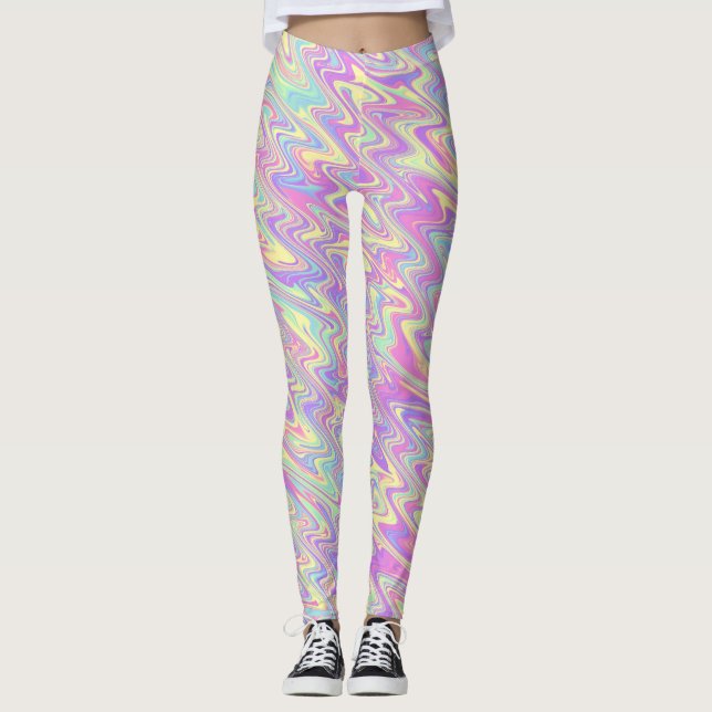 Funky Waves Leggings (Front)