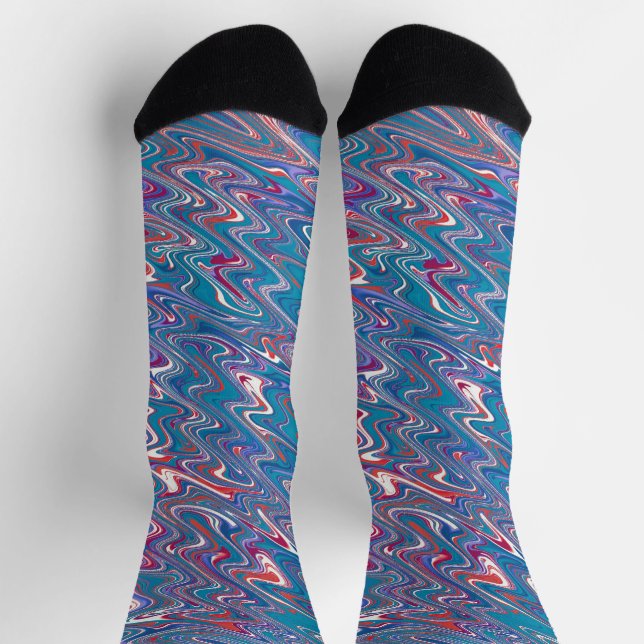 Funky Waves  Socks (Top)