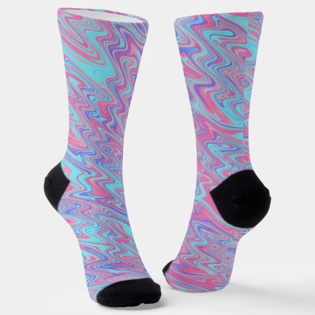 Funky Waves  Socks (Angled)