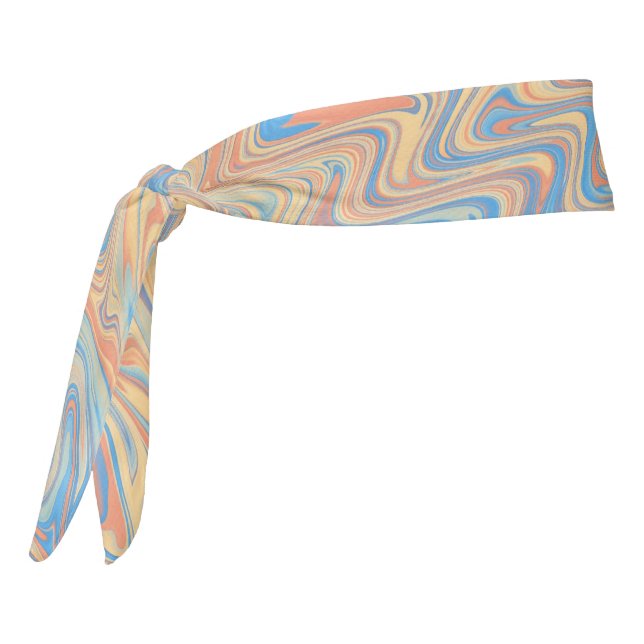 Funky Waves  Tie Headband (Rotate 270)