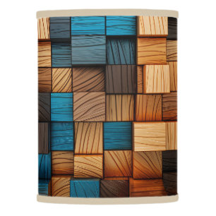 Funky Wood Lamp Shade