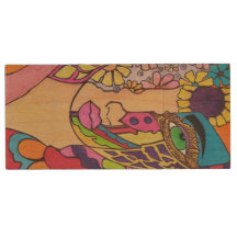 Funky wooden USB