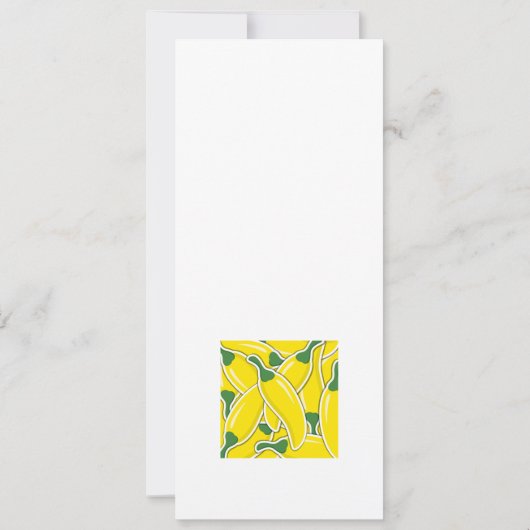 Funky yellow chilli peppers (Back)