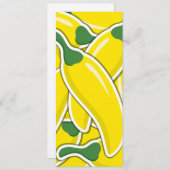 Funky yellow chilli peppers (Front/Back)