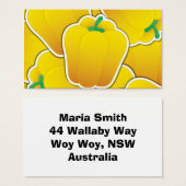 Funky yellow pepper (Front & Back)