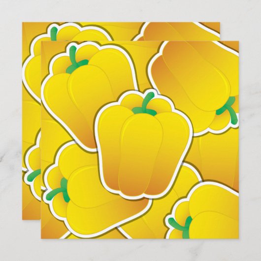 Funky yellow pepper (Front/Back)