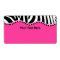 Funky Zebra Avery Label