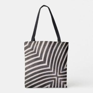 Funky Zebra Stripe Tote