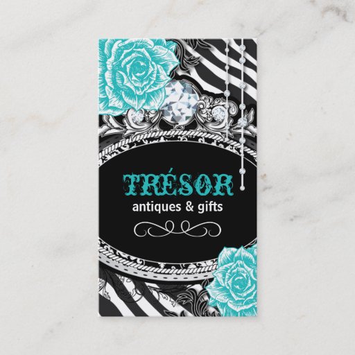 Customizable Funky Zebra Stripes Business Cards