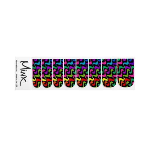 Funky Zig Zags Minx Nail Wraps