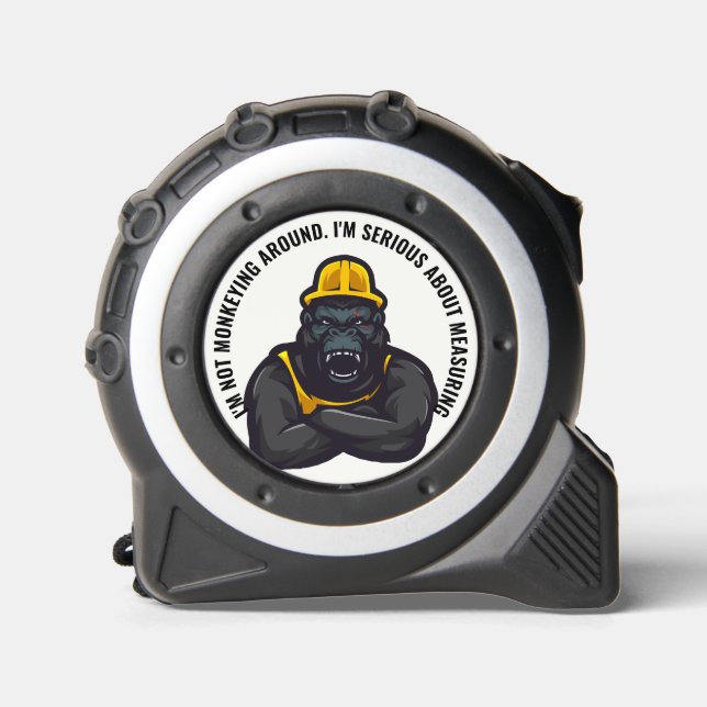 Funn Gorilla Text Tape Measure (Front)