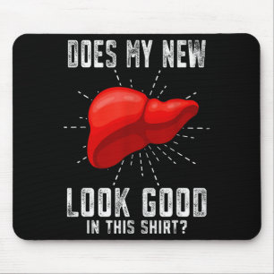 Funn My New Liver Liver Transplant Mouse Pad