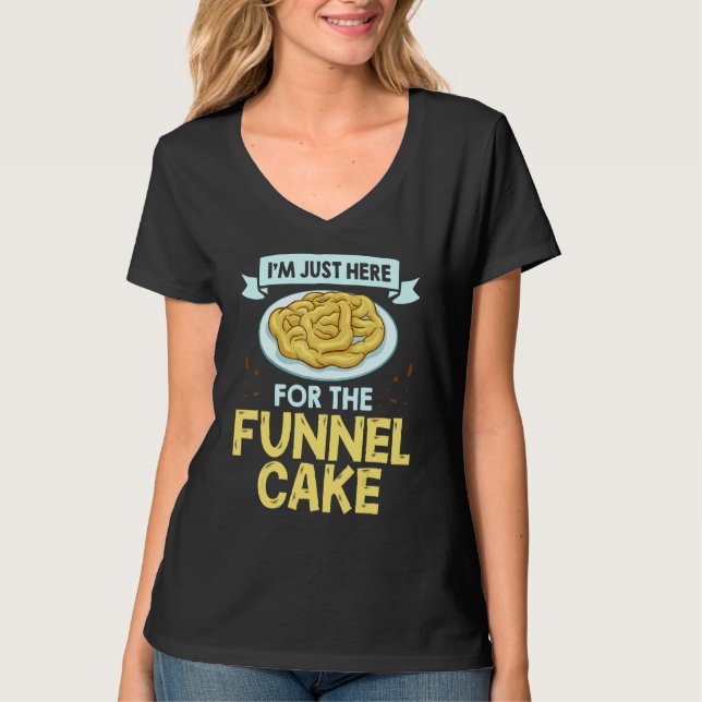 Funnel Cake Fries Recipes Mix Maker Batter Fryer T-Shirt (Front)