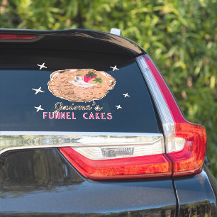 Funnel Cakes Food Truck Baker Business Sticker