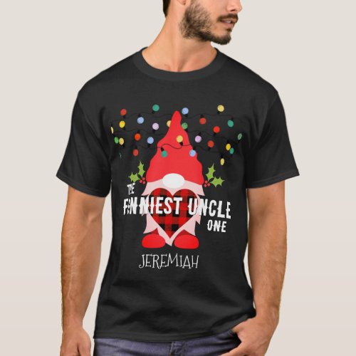 FUNNIEST UNCLE Family Christmas Gnome T_Shirt