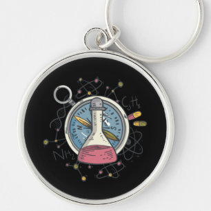 Funny Сhemistry Science Pun Keychain
