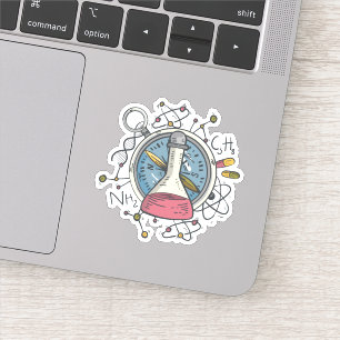 Funny Сhemistry Science Pun Sticker