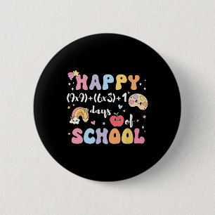 Funny 100th Day Math Formula 100 Days Of School Ma Button