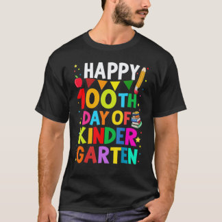 Funny 100th Day of School Teacher Boys Girls 100 D T-Shirt
