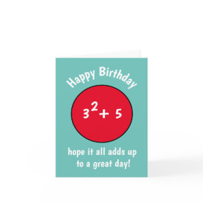 Funny 14th number birthday card for teenager